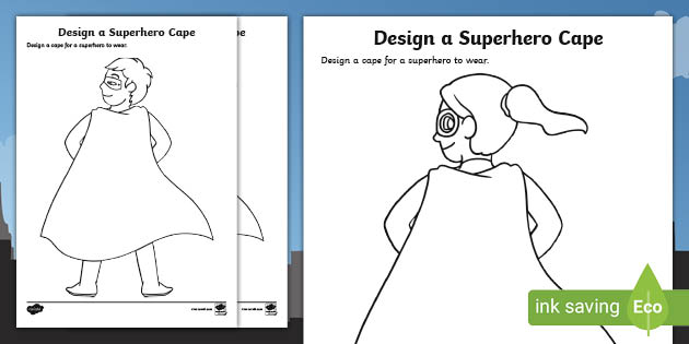 create your own superhero worksheet
