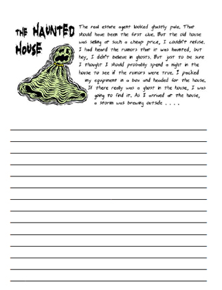 creative writing worksheet