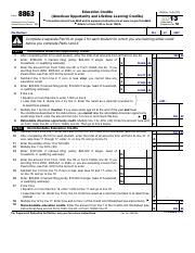 credit limit worksheet 8863