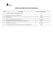 2018 Form 8863 Credit Limit Worksheet 3 - 2018 Form 8863 Credit ...