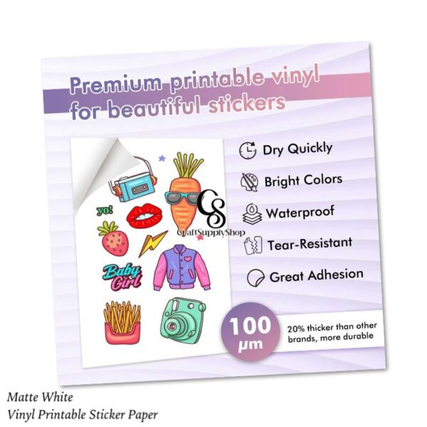 cricut a4 printable vinyl 10 sheets