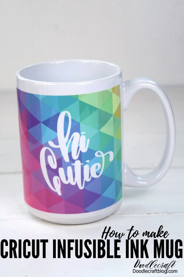 cricut printable vinyl on mugs