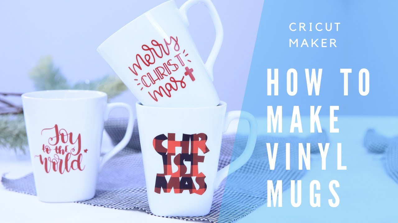 cricut printable vinyl on mugs