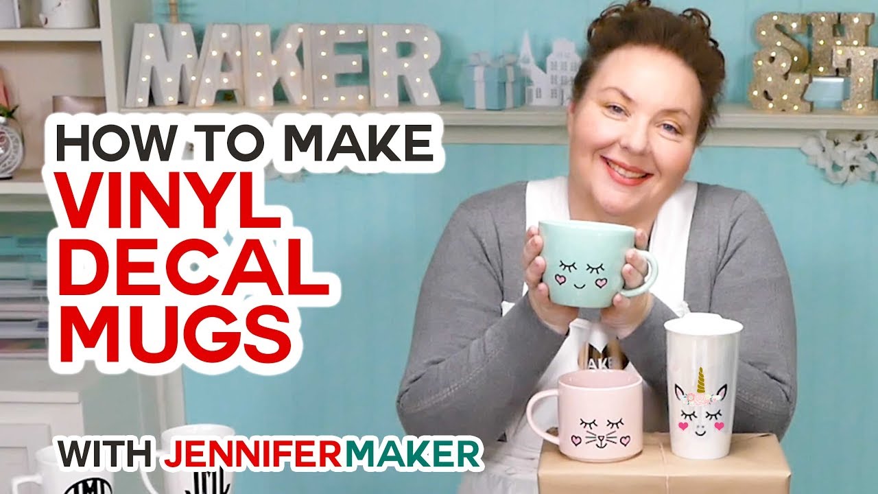cricut printable vinyl on mugs