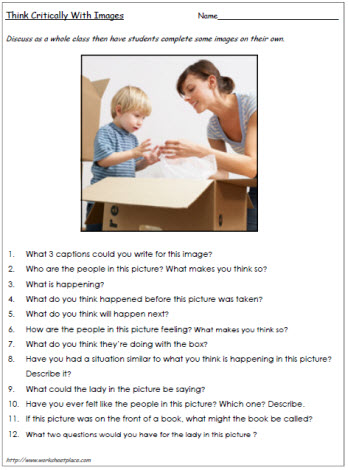 critical thinking worksheet for 4th grade