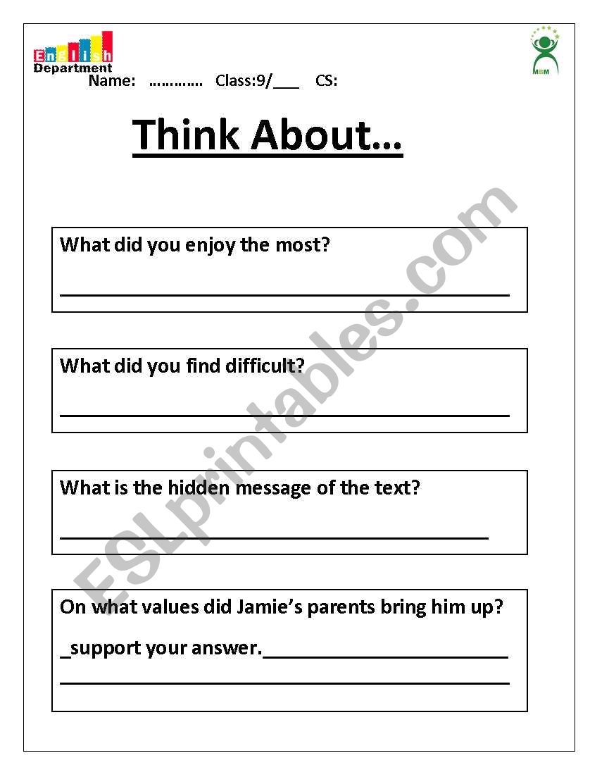 Logic And Critical Thinking Worksheets - Critical Thinking Worksheets ...