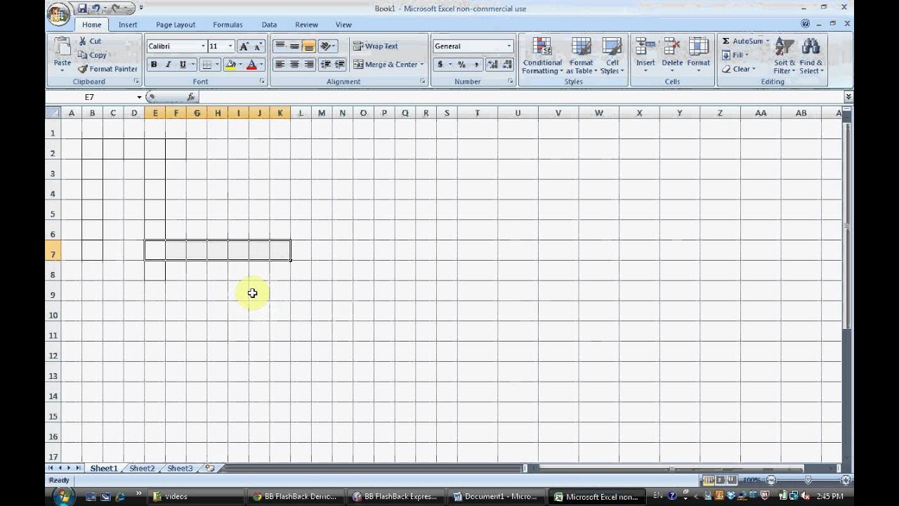 how to make a crossword puzzle with excel part 1