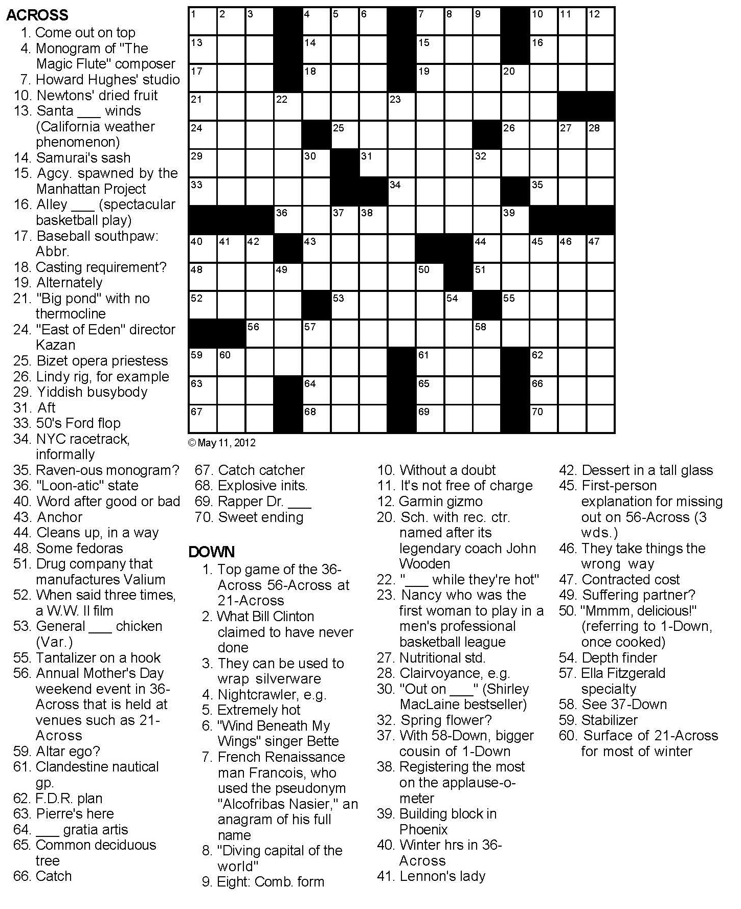 Crossword Puzzle - Customize with code - Squarespace Forum