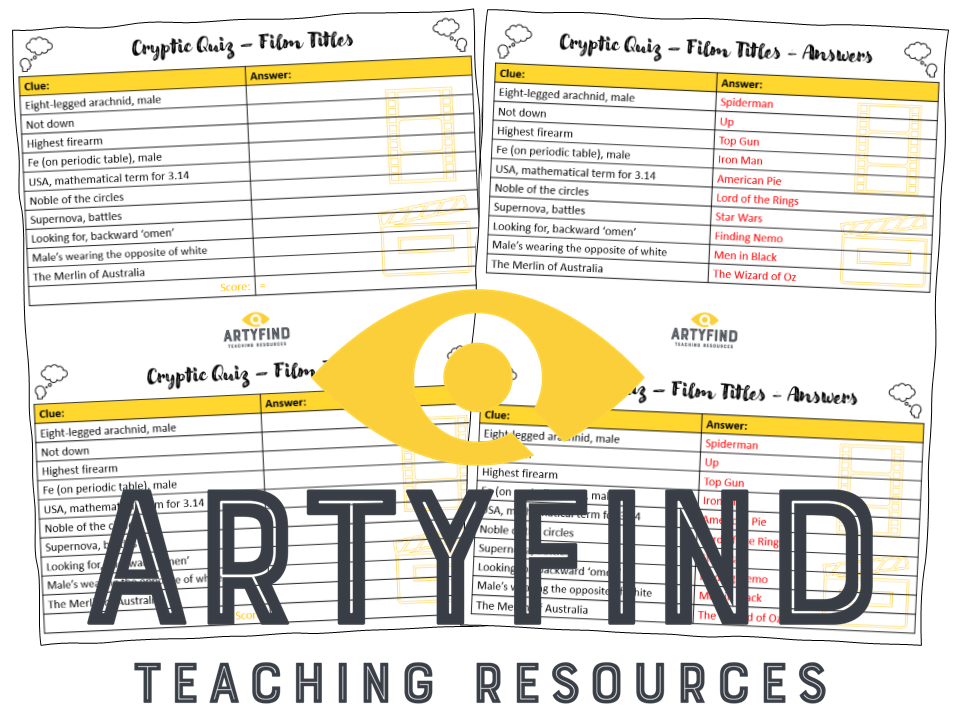 Artyfind Teaching Resources TES Worksheets Library