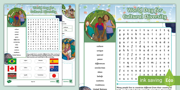 cultures around the world worksheet