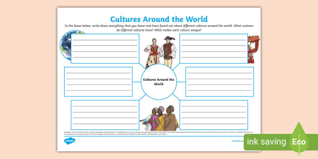 cultures around the world worksheet