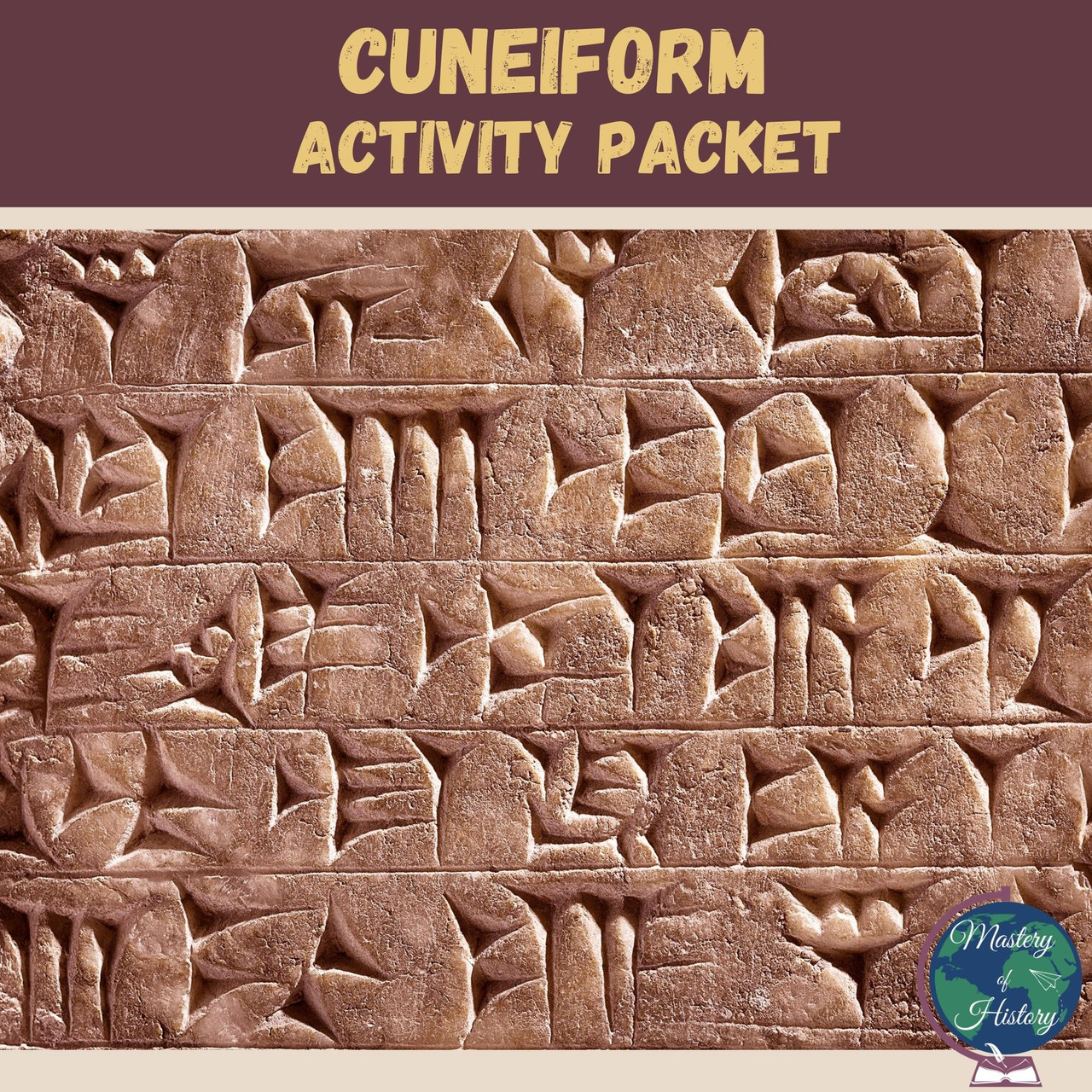 Free cuneiform activity worksheet, Download Free cuneiform activity