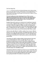 current events reading comprehension worksheet