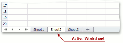 How to: Set an Active Worksheet | WinForms Controls | DevExpress ...