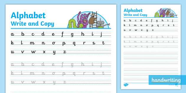 Cursive Handwriting Practice Sheet (teacher made) - Twinkl