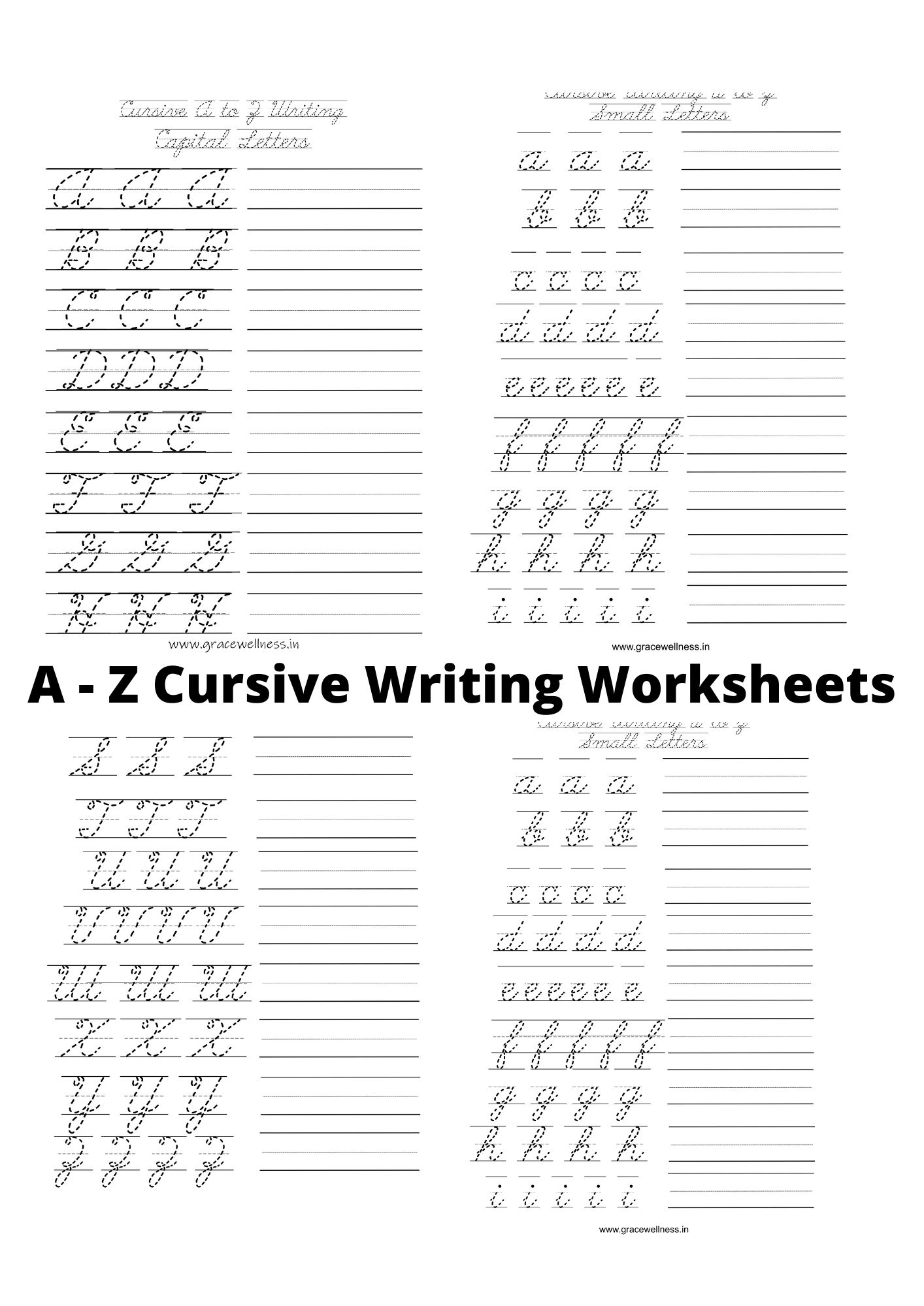 Practice Cursive Writing Worksheet Free Printable, 47% OFF - Worksheets ...