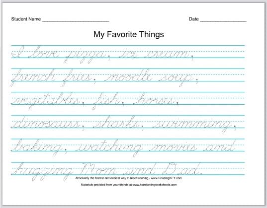 DIY Handwriting Worksheets to Make Penmanship Fun | My Mommy Journey