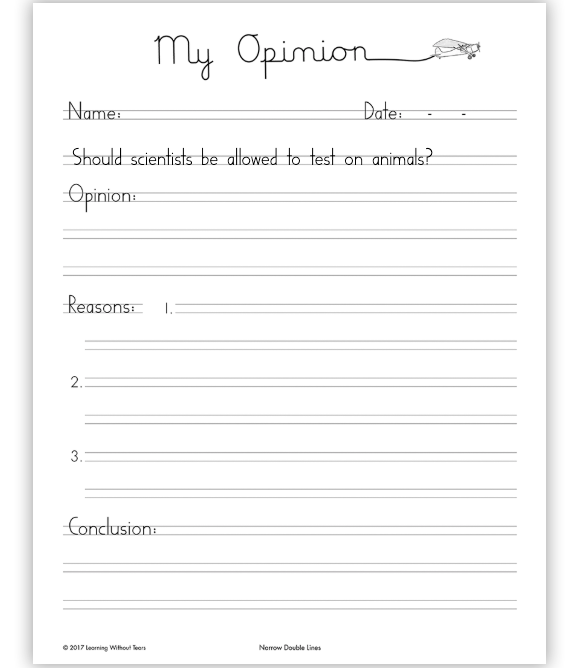 3rd, 4th &  5th Grade Handwriting Worksheets: Free 3-5 Printables
