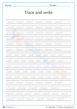 Free Collection of Cursive Worksheets For Teaching