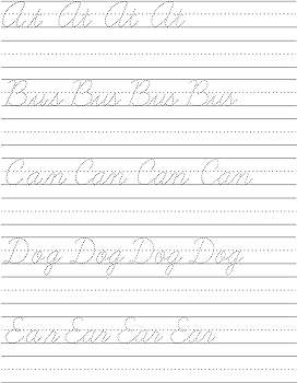 Cursive Handwriting Workbook for Teens: A cursive writing practice workbook  for young adults and teens