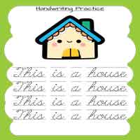 cursive writing sentences worksheet