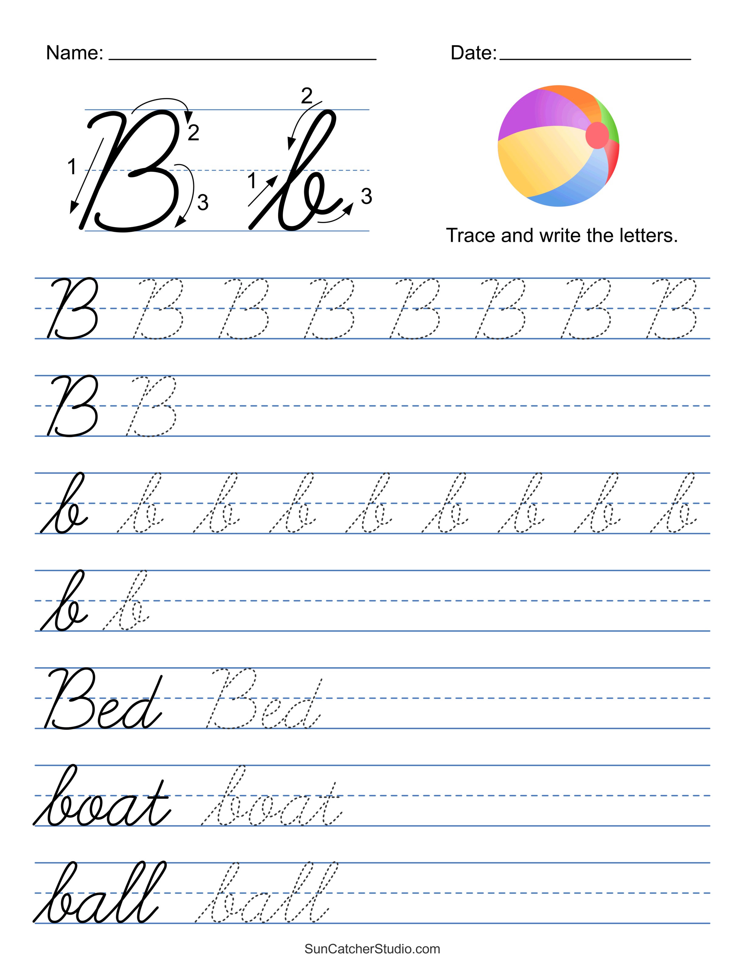 Cursive Writing Practice Sheet | South Africa | Lower Case - Worksheets ...