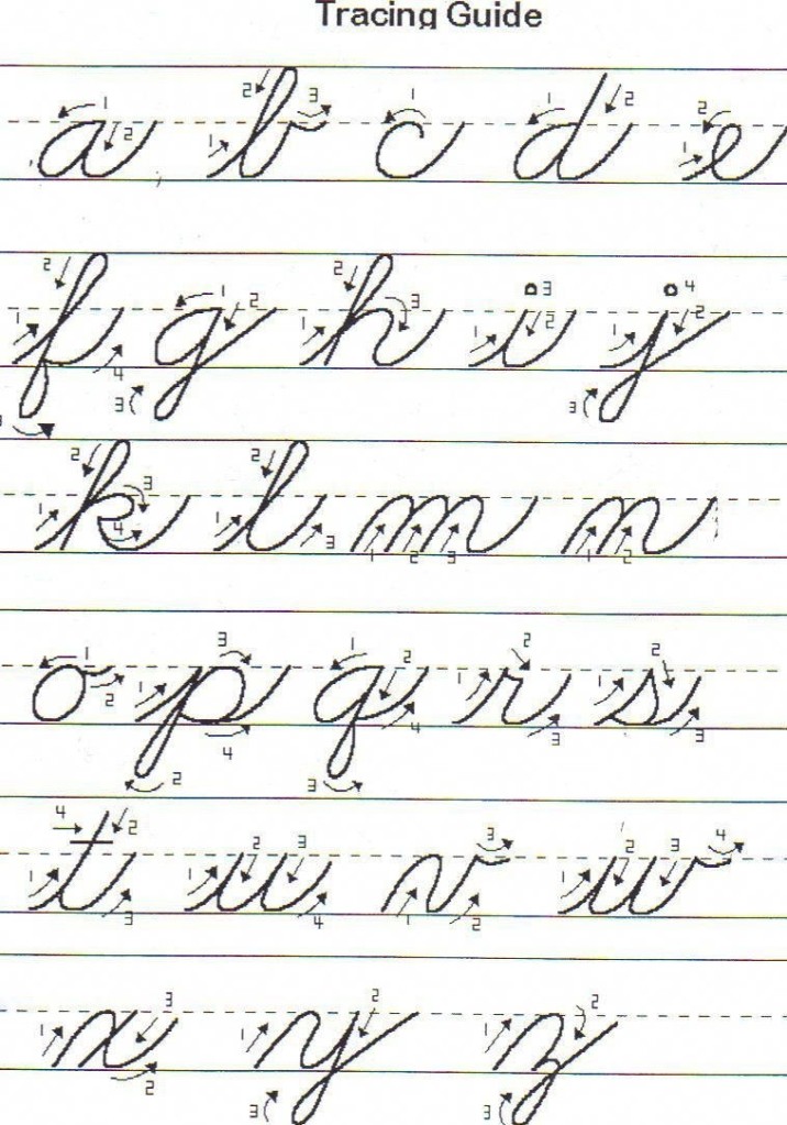 cursive writing worksheet for adults pdf