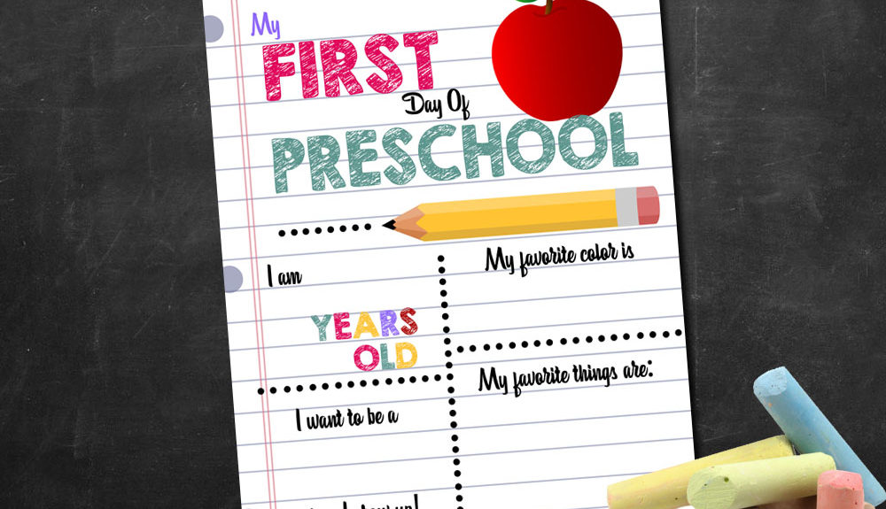 custom preschool printables