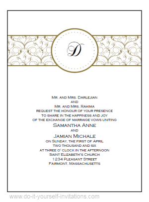 custom printable invitation templates