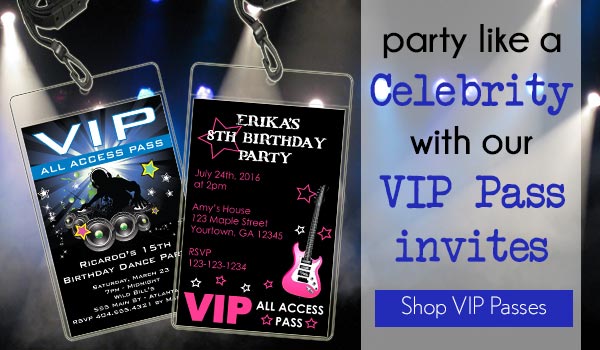 Birthday Party Invitations Fast - Printable Templates - Design ...