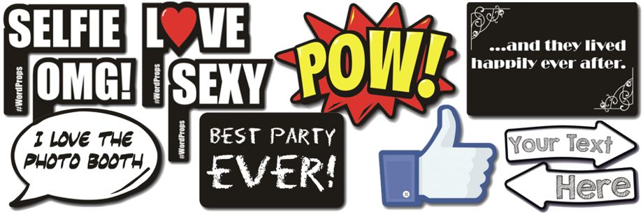custom printable photo booth props