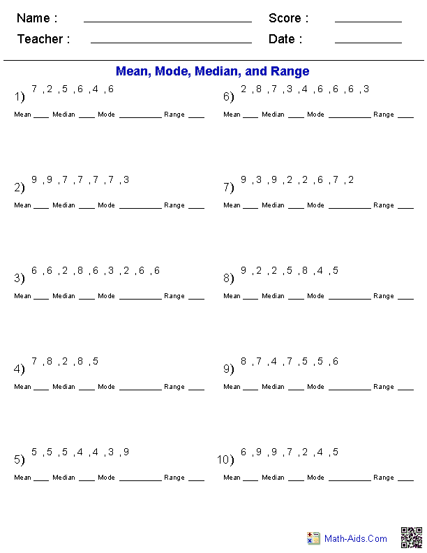 Math Worksheets | Dynamically Created Math Worksheets