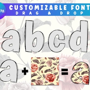 customizable printable bubble letters