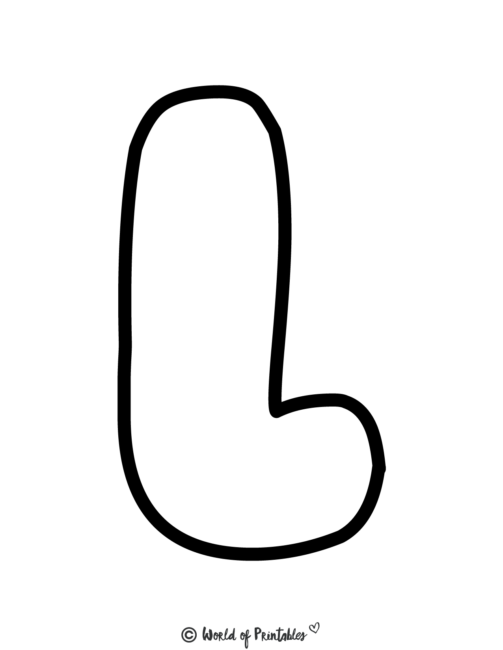 customizable printable bubble letters