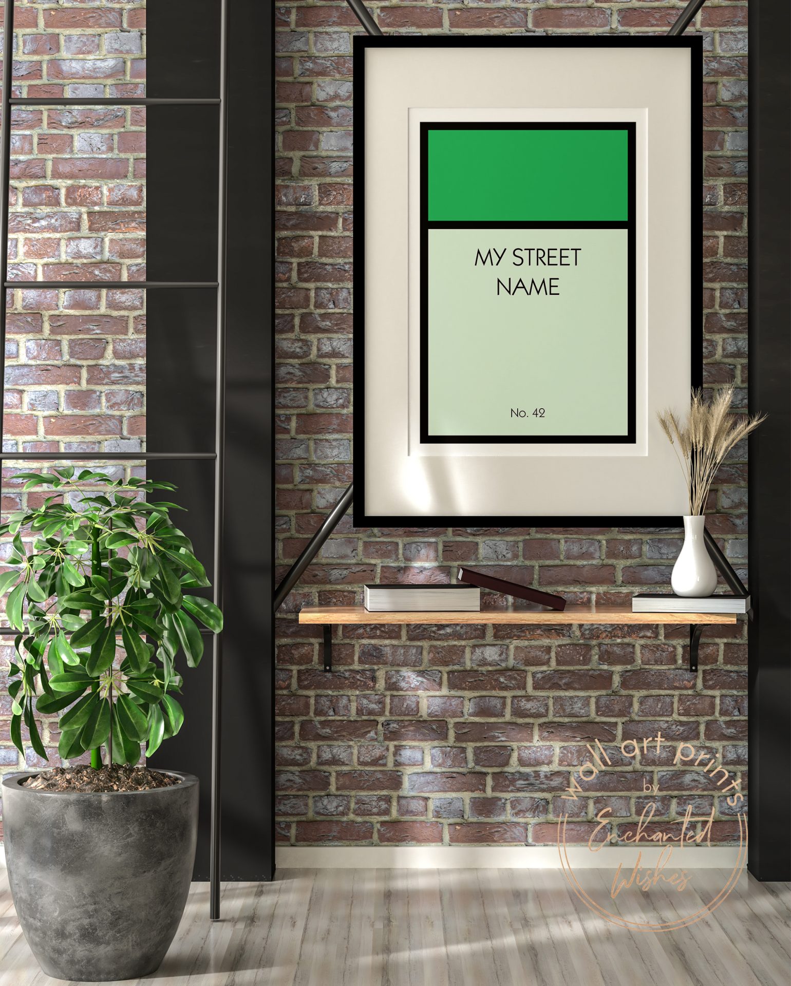 Custom Monopoly Print - Custom Wall Art