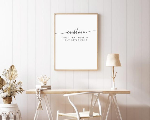 customizable printable wall art