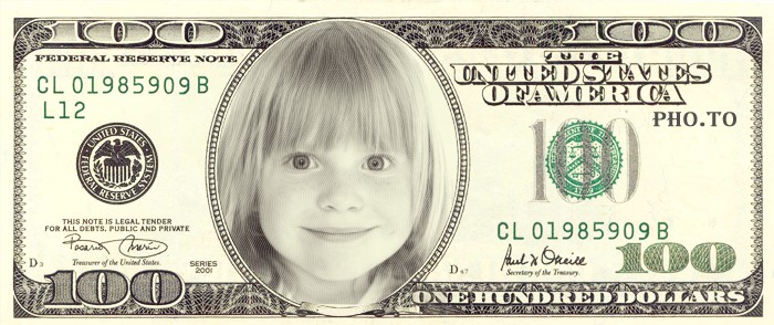 customized printable fake money