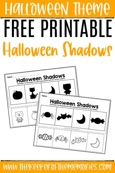 Free Printable Halloween Cut and Paste Worksheets - The Keeper of ...