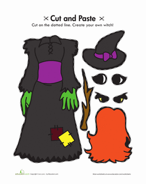 Halloween Witch | Worksheet 