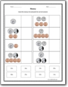 cut and paste money worksheet