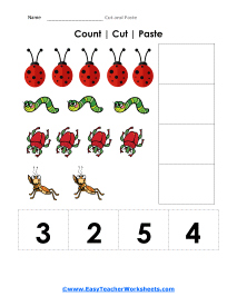 cut and paste worksheet for 1st grade