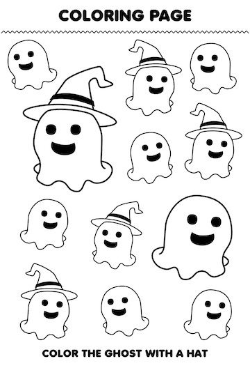 cute halloween worksheet