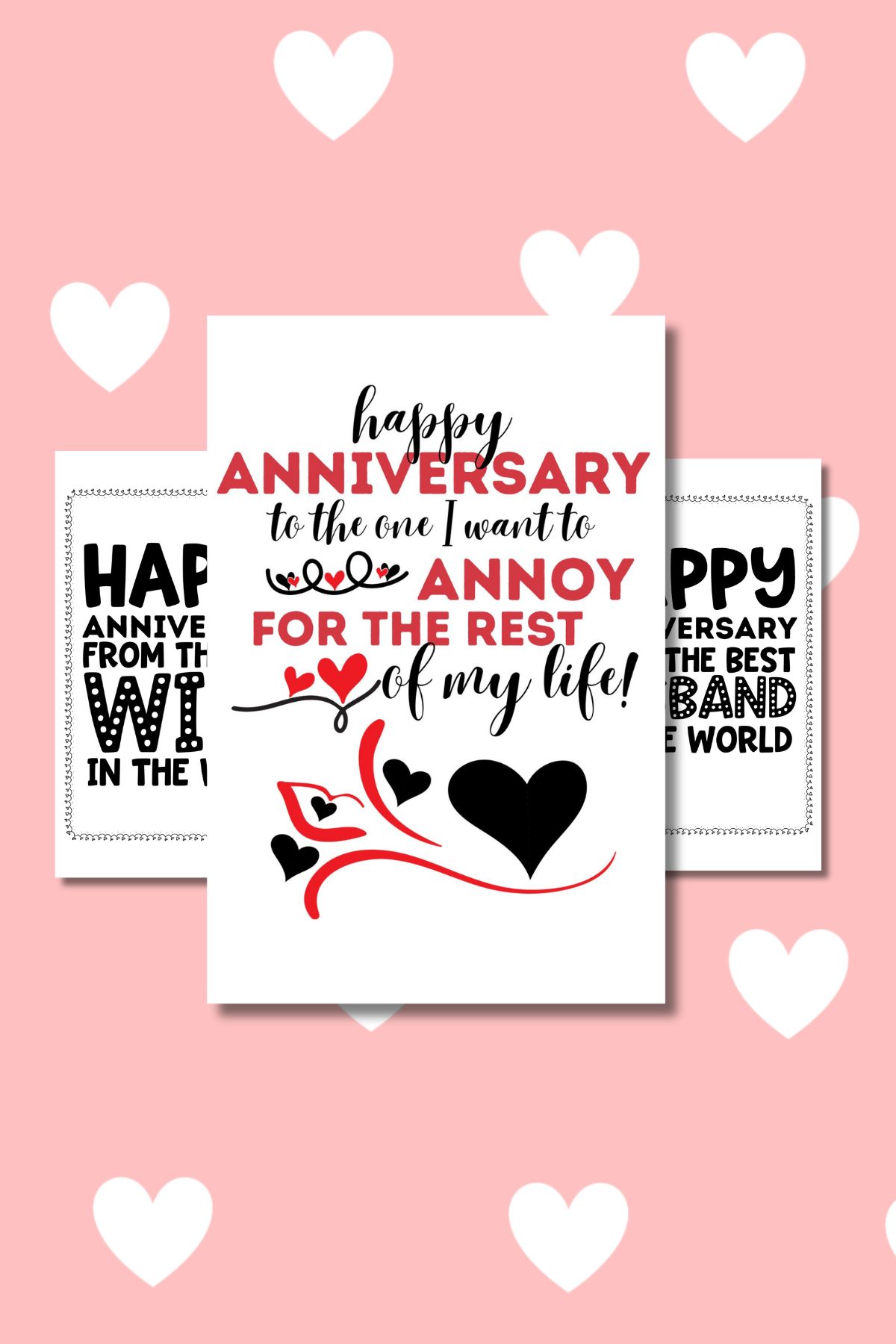 cute printable anniversary cards
