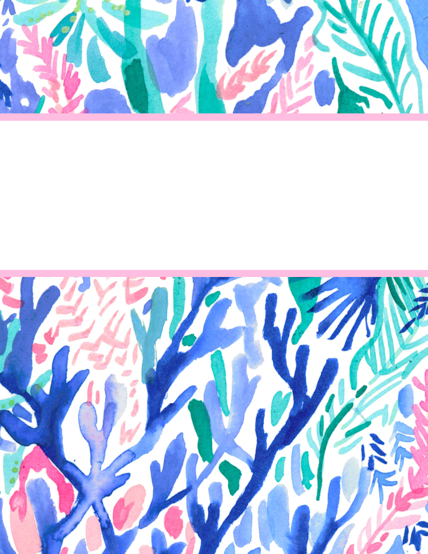 Free Printable Preppy Lilly Pulitzer Binder Covers - Eva Darling