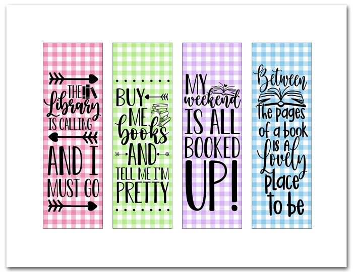 cute printable bookmarks with quotes