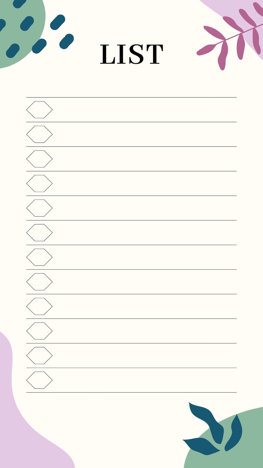 Free printable and customizable grocery list templates 