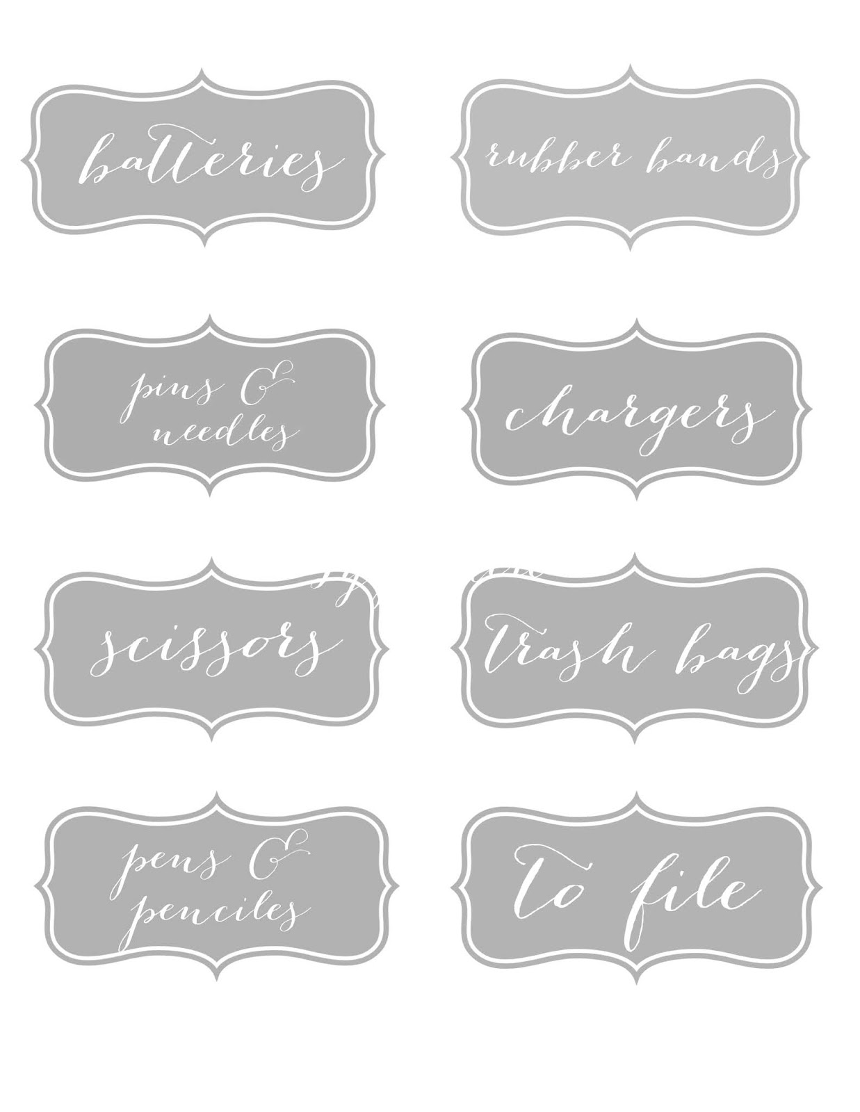 free printable labels - My Sweet Savannah