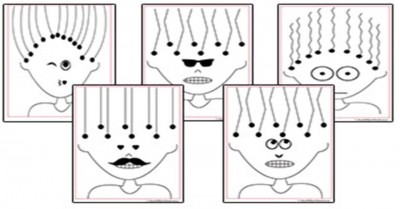 Cutting Hair - Free Cutting Practice Worksheets For Children ...