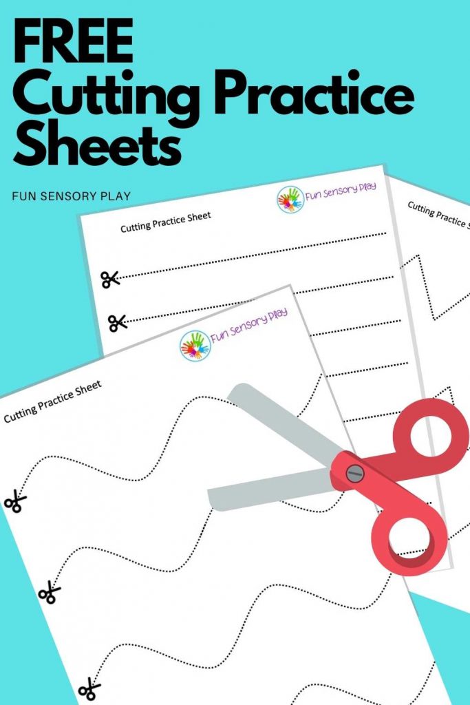 FREE Cutting Worksheets Scissor Skills Practice Printables