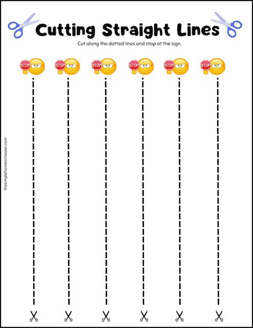 15+ Super Fun Cutting Worksheets for Kindergarteners: Free &  Easy ...